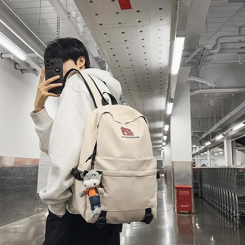 YUANTUZHE Nylon Backpack Regular Unisex Multicolor-8
