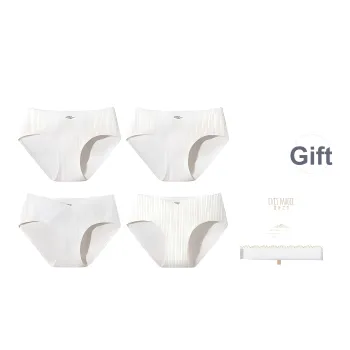 XIA.WA.ZHI.XIU Underpants Women's Shopping Bag 4 Pack