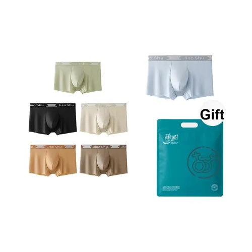 Jiaoshu Трусы Мужские 6 Упаковка