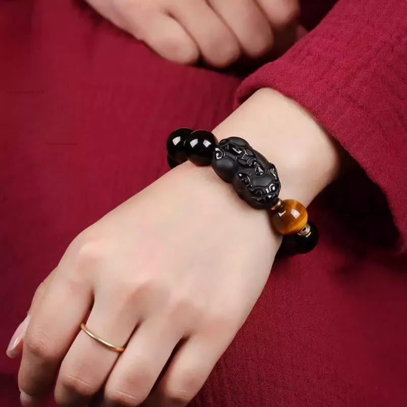Olampe Obsidian Bracelets Men's-4