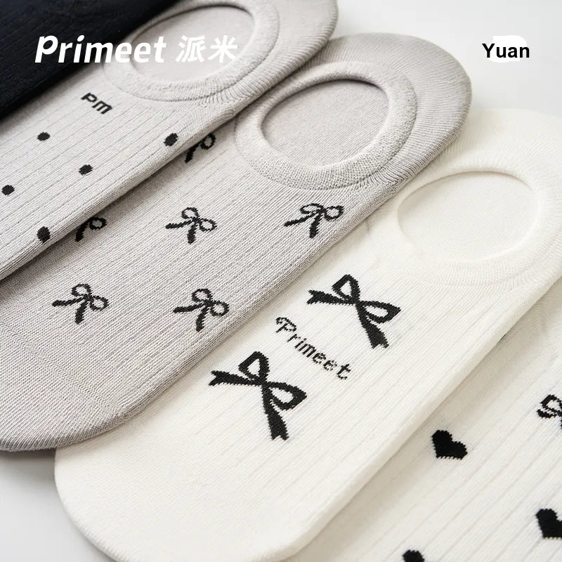 Primeet No Show Socks Women's 5 Pack-9