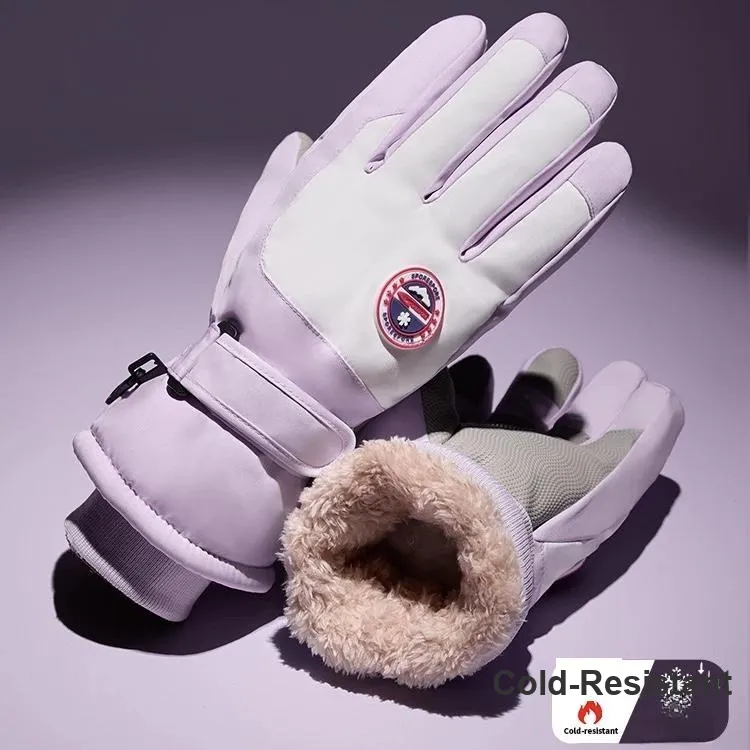 AS FISH Ski Gloves Anti Slip Wear Resistant Outdoor Sports Gloves Unisex-6