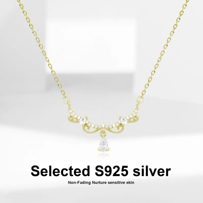 MISS TOOYA S925 Silver Necklaces Women's-2