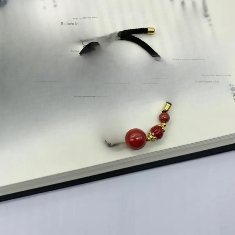 Noritake Reconstructed Cinnabar Jade Necklaces Unisex-8