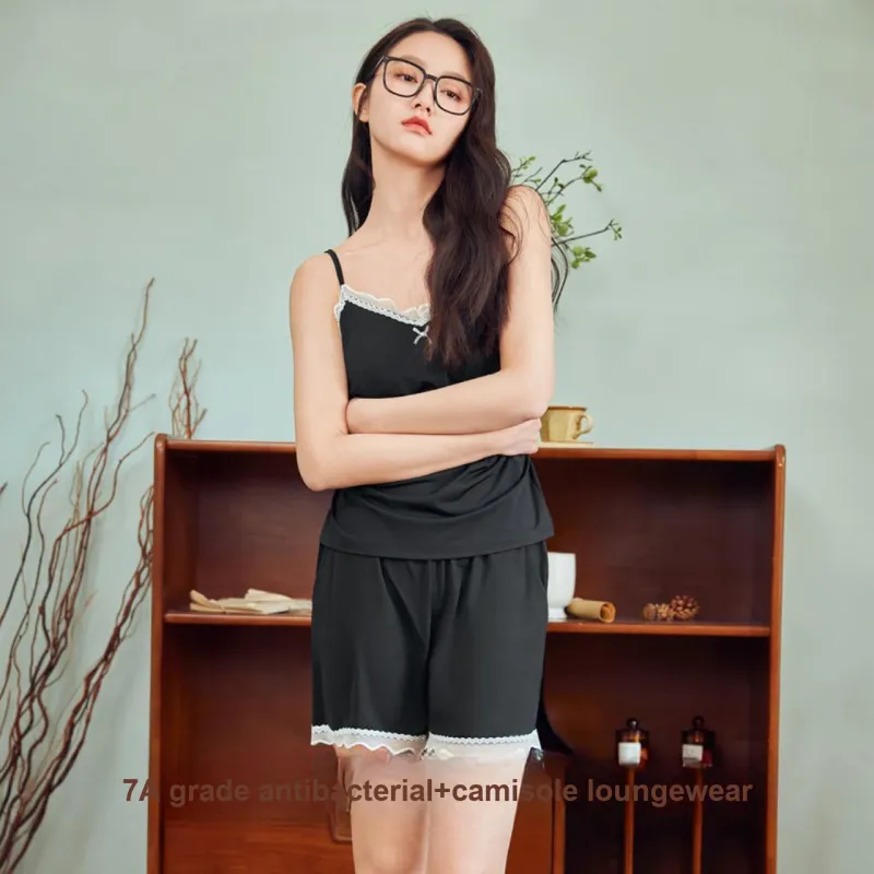 SEM/R Pajama Set Women's Premium Black-5