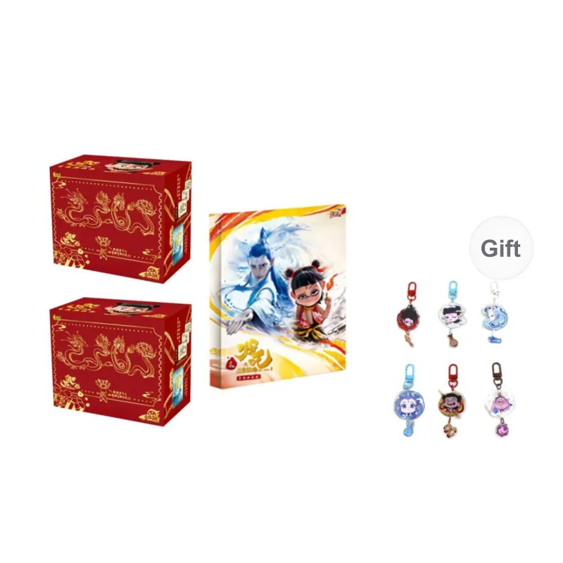 KAYOU Ne Zha The Magic Child Stirs The Sea, Fiery Shadow Pack IP/Anime Cards Whole Box-6
