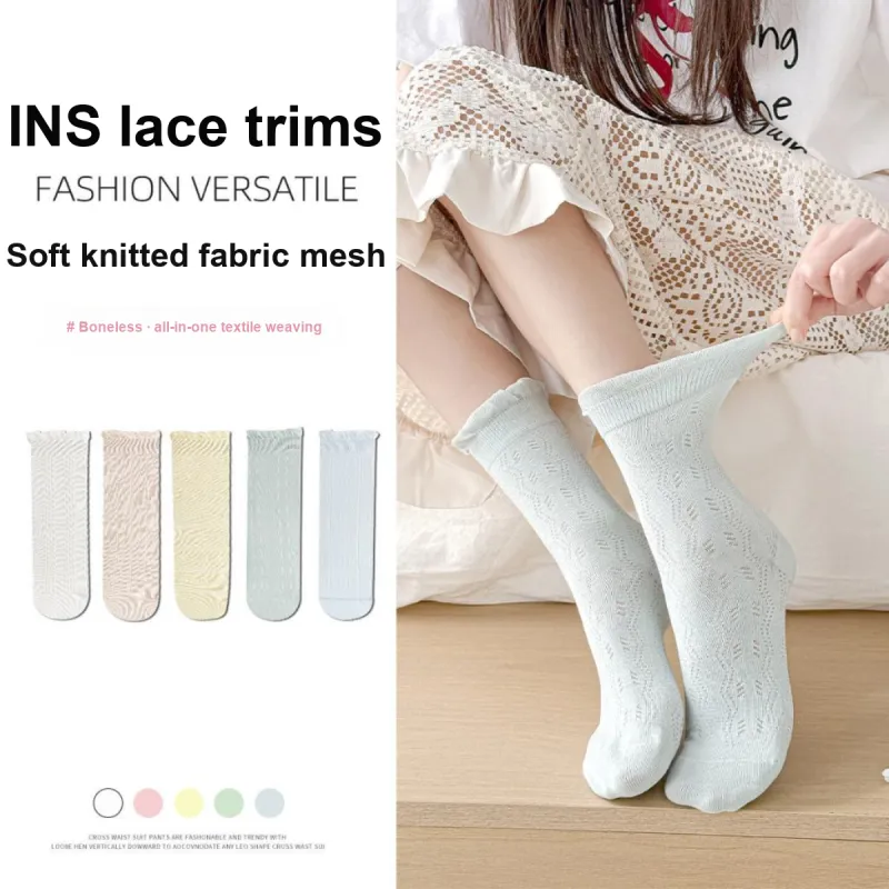 AUGUST Mid Calf Socks Women's 5 Pack-1