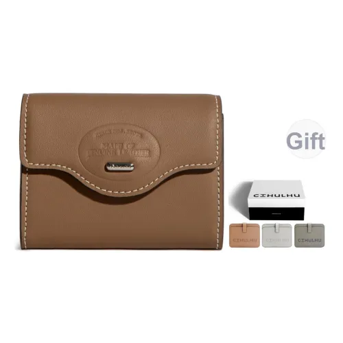 Cthulhu Mini Кожаный Картхолдер из коровьей кожи Унисекс Синий Коричневый