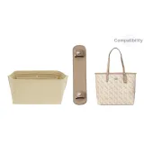 [Two-Piece Set]Beige Brown Shoulder Pads+Storage Liner
