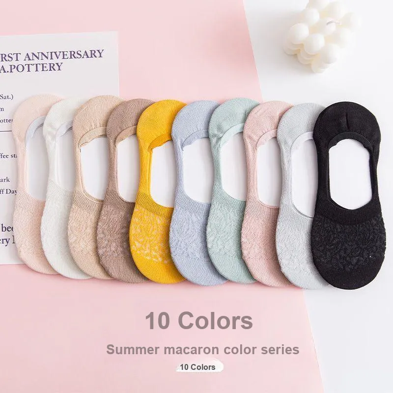 2323 No Show Socks Women's 5 Pack-2