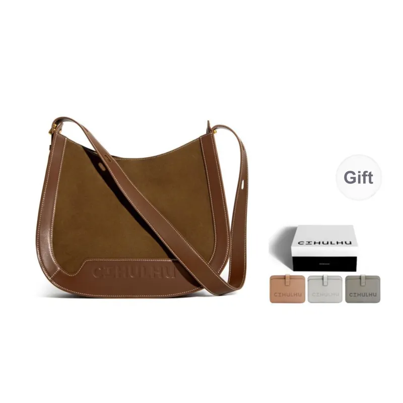 Cthulhu Cow Leather Vintage Patchwork Tote Bag Shoulder Bag Large Size Women's Brown-0