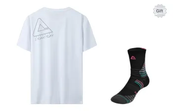 PEAK T-Shirts Men White Includes Socks