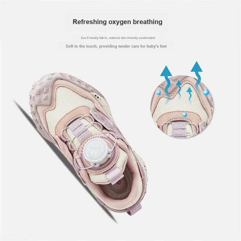 KAPPA KIDS Anti Slip Wear Resistant Low Top Kids Lifestyle Shoes Pink Kids'-2