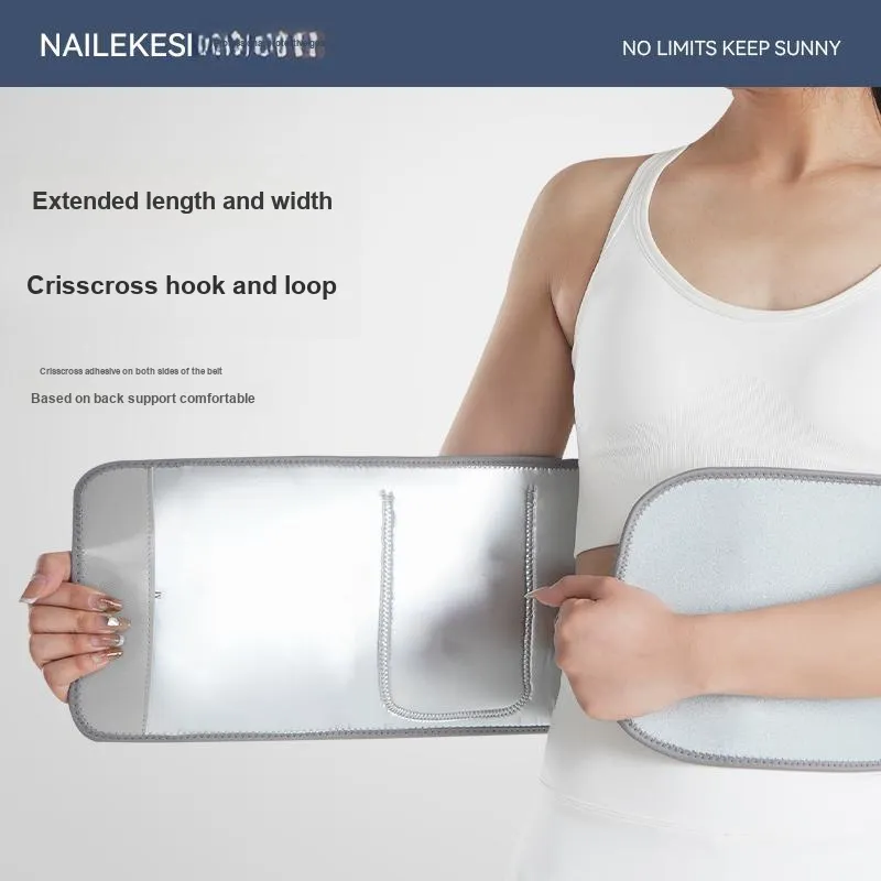 NAILEKESI Back Support Braces Running, Fitness Breathable Protective Compression 94*20cm Unisex-3