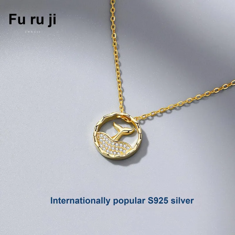 Fu Ru Ji S925 Silver Necklaces Women's-3