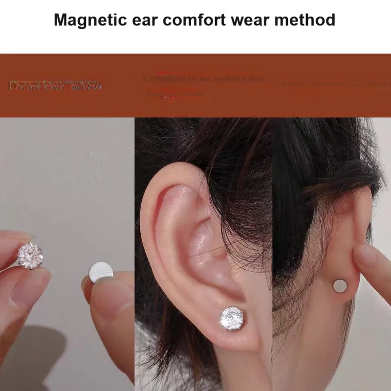 VERENA REINE Titanium Steel Clip On Earrings Unisex-7