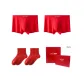KS51 Red Pants 2 Pack+KS553 Red Socks 2 Pack