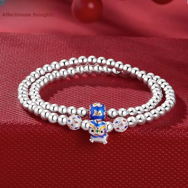 Sentimentality 9999 Pure Silver Bracelets Unisex-1