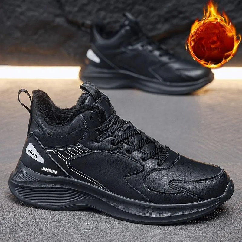 King Jinmai Slip Resistant Water Resistant Mid Top Casual Shoes Men's-2