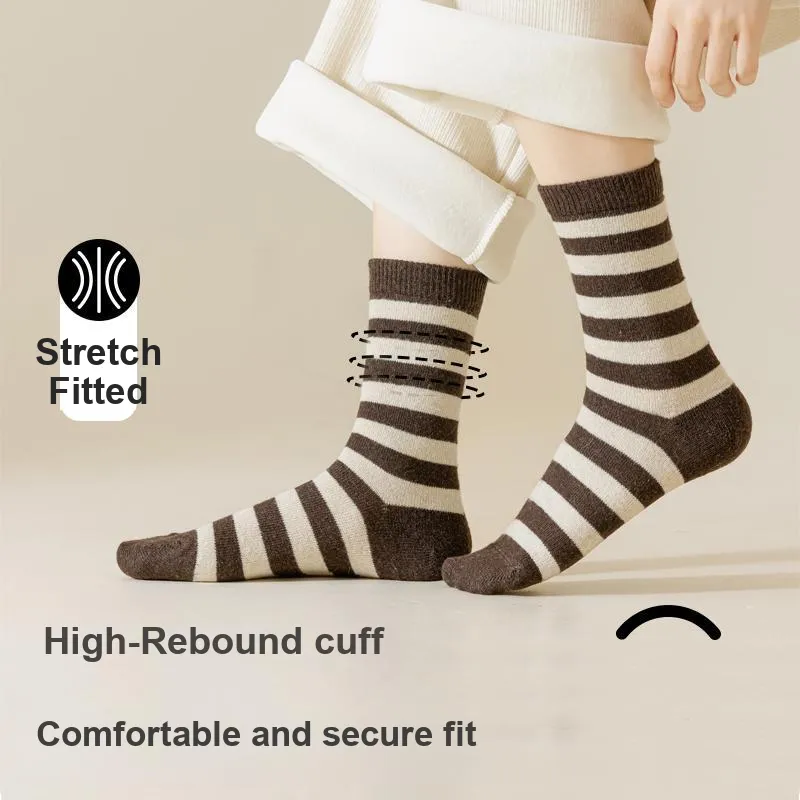 MIIOW Mid Calf Socks Unisex 6 Pack-3