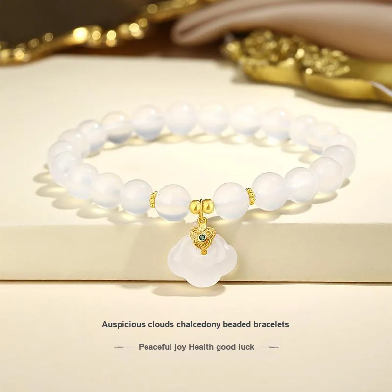 CHINA GOLD Chalcedony Bracelets Women's-1