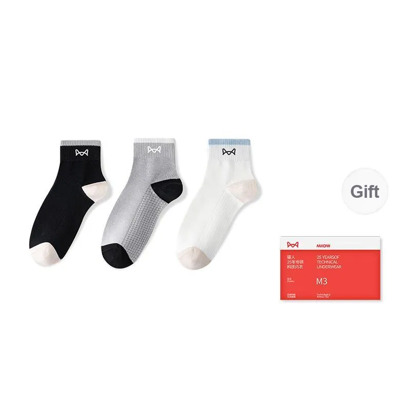 MIIOW Trend Party Series Mid Calf Socks Women's Box Of 3 Pairs-6