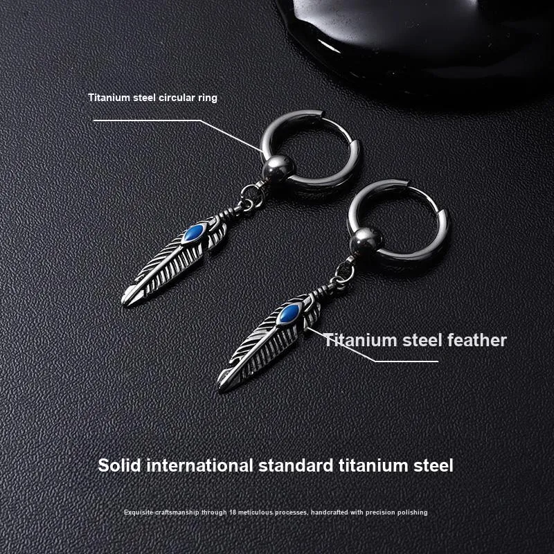 MAGICPOLE Titanium Steel Earrings Unisex-3