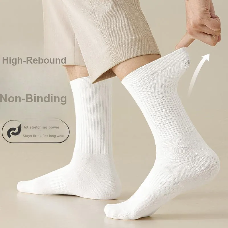 Lan Miao Mid Calf Socks Men's 5 Pack-6