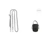 Silver White Leather Chain Adjustable[Maximum Length 130cm]