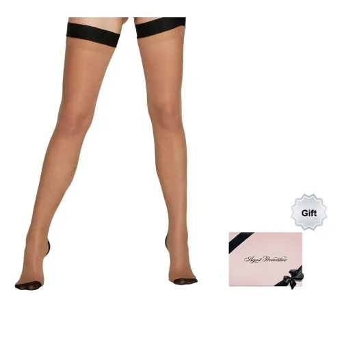 Agent Provocateur Колено Высокие Носки Женские Набор в Коробке Шампанское