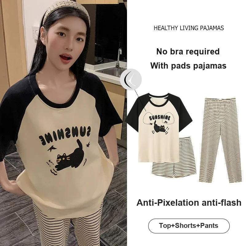 Ta Yan Pajama Set Women's Black-4