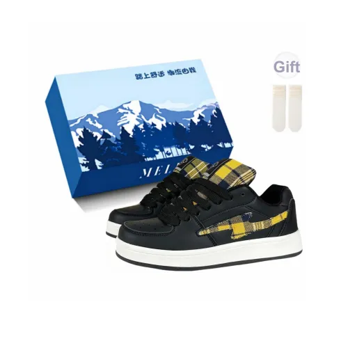 Fawn Miri Slip-resistant Abrasion-resistant Low Top Скейтборд Кроссовки Женские Черные