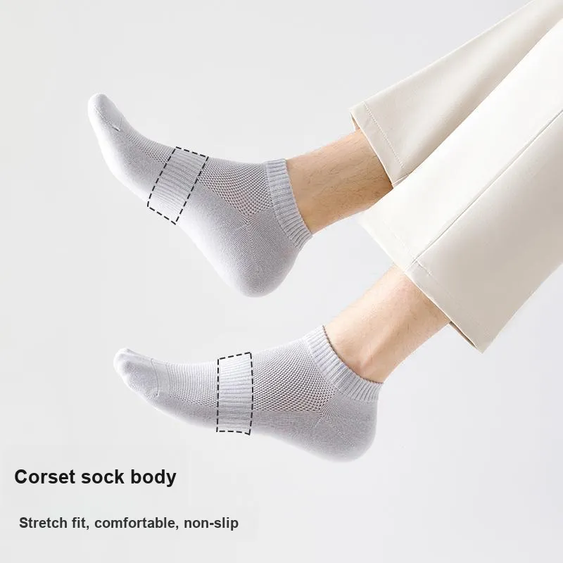 MIIOW No-Show Socks Men's 5 Pack-6