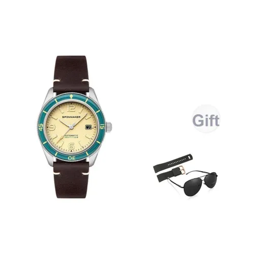 SPINNAKER Наручные часы Автоматический Механический Механизм Желтый Циферблат Унисекс