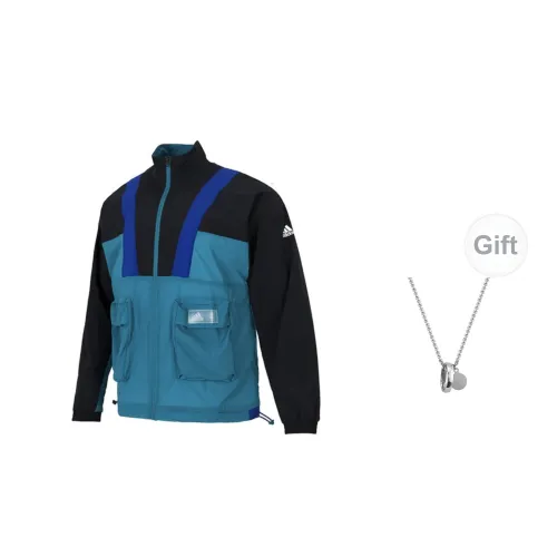 Adidas Jackets Unisex Blue Includes Necklaces