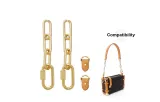 [Gold]Extender Chain+Abrasion-Resistant Buckle Included.