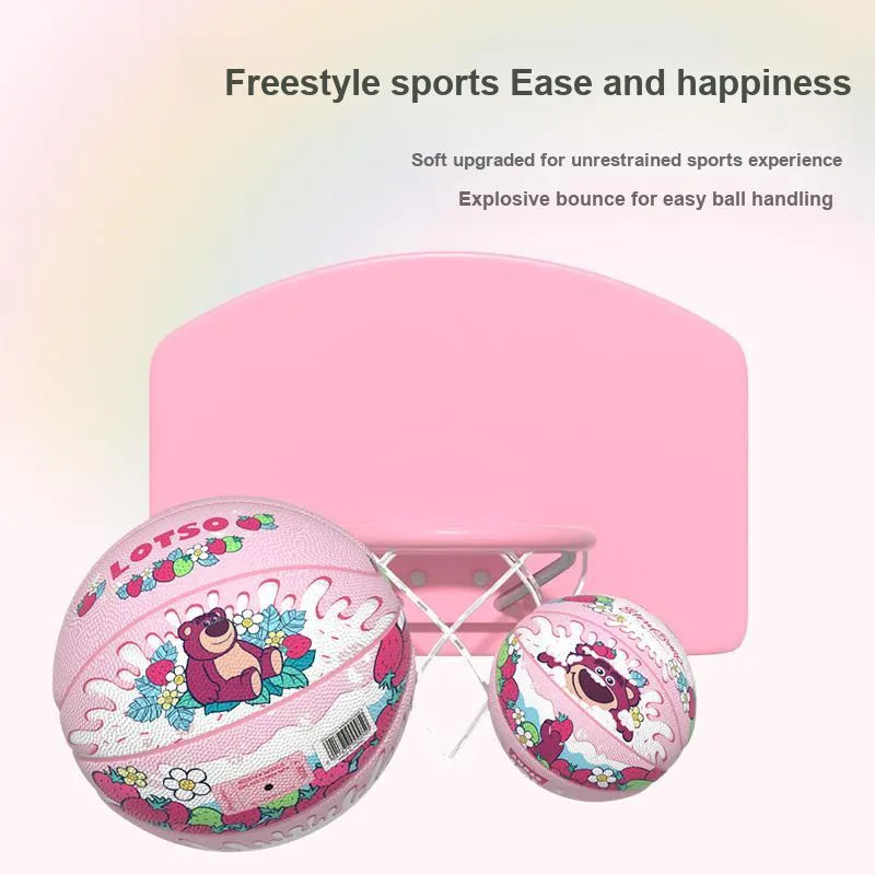 MESUCA Microfiber Leather Gift Box Sets Rose Red Size 7 Basketball Training Unisex-4