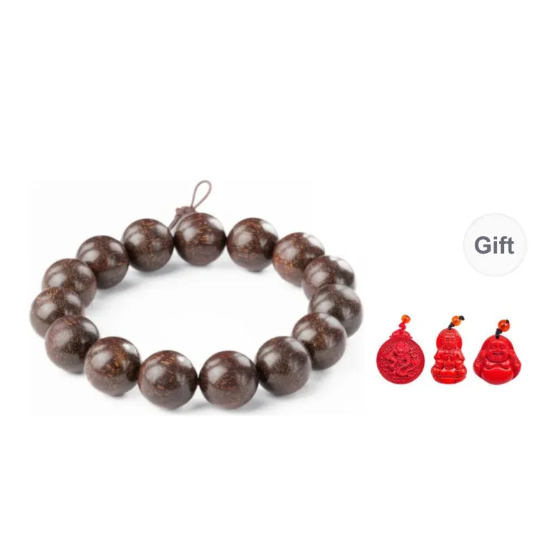 MUGONGZI Golden Sandalwood Wooden Bracelets Unisex-6