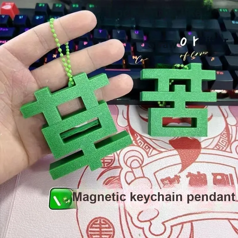 LINGJIE Acrylic Pendants Unisex-3