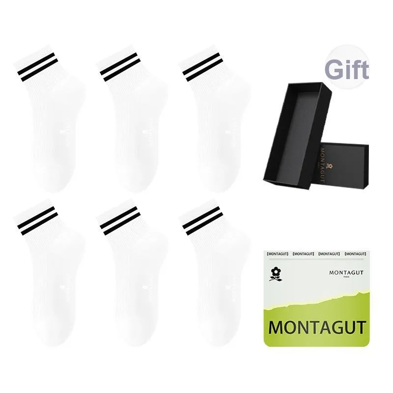 Montagut Mid Calf Socks Men's Gift Box Combination-24
