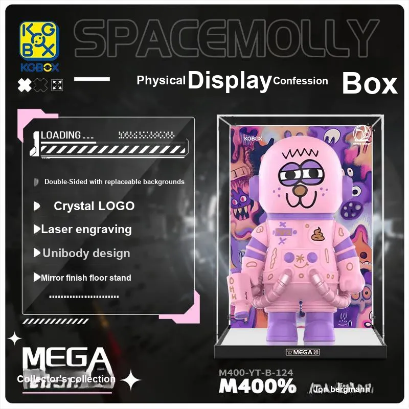 KGBOX Compatibility POPMART SPACEMOLL Jon Bergman PUPU 400% Model Accessories-10