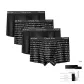 4 Pack Gift Box Set[Space Black *2+Letter Print *2]