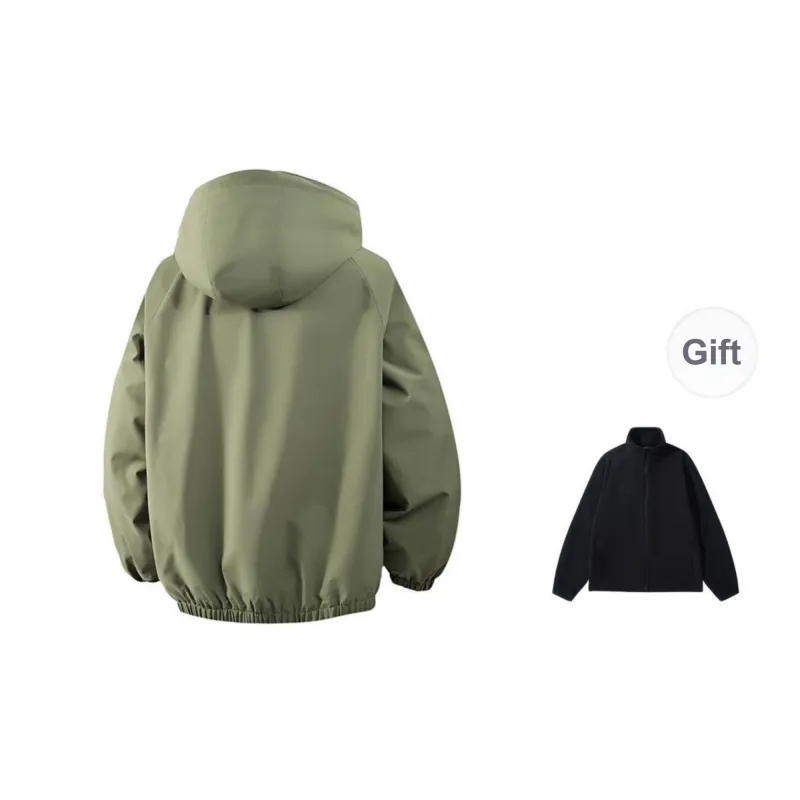 Yiwen Water Resistant Windproof Breathable Warm Windbreaker Jacket Unisex-15