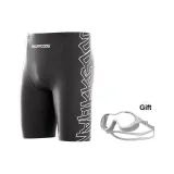 Black White (Black White Letter Version)+White Swim Goggles