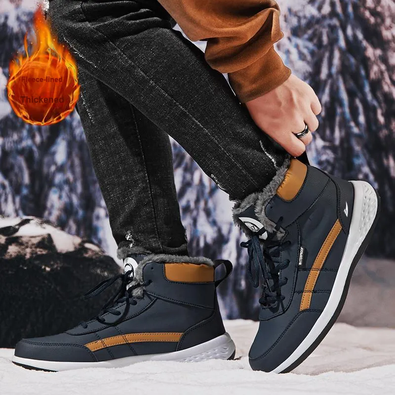 Kuding Full-Coverage Warm Slip-Resistant Water-Resistant Cushioning Skateboard Shoes Men's-9