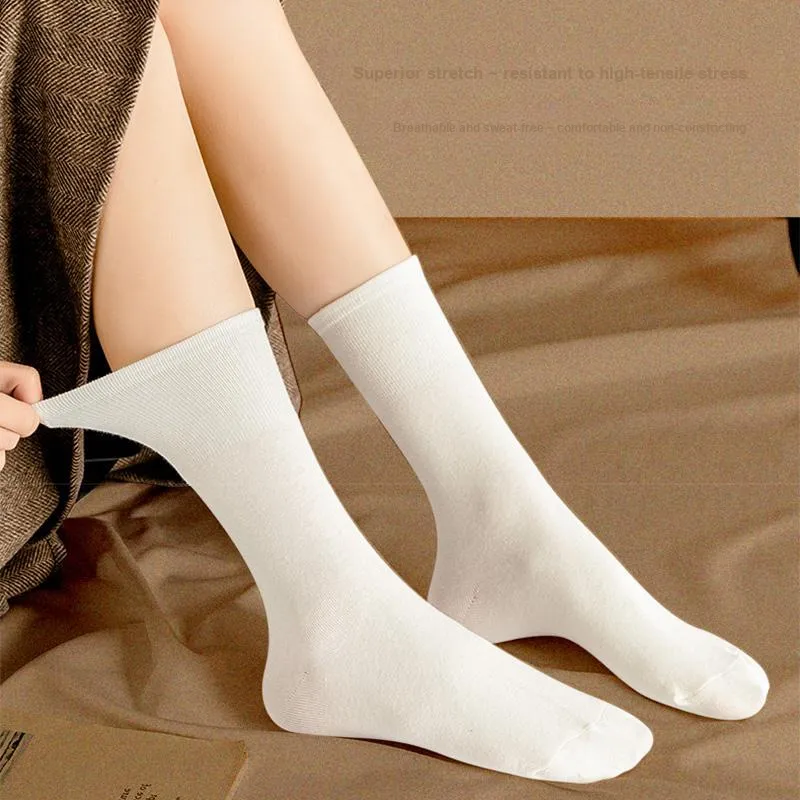 Yalu Mid Calf Socks Women's 5 Pack-4