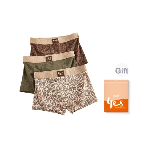 Белый+Красный+Зелёный Женские Боксер-шорты