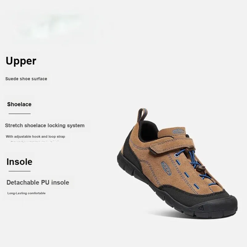 KEEN JASPER 2 Anti Slip And Wear Resistant Water Resistant Low Top Kids' Outdoor Shoes Brown Kids'-1