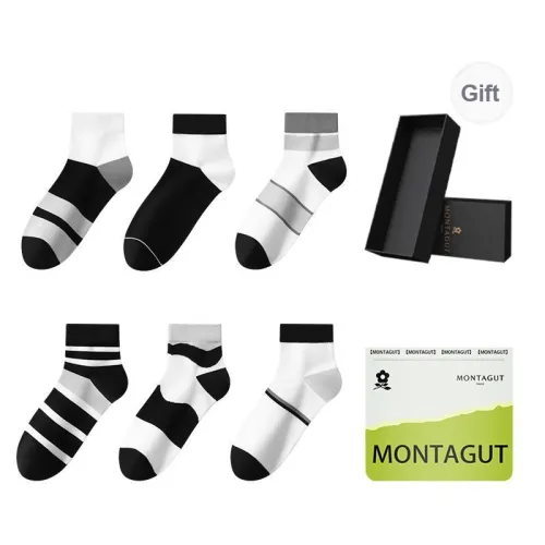 Montagut Ankle Socks Men's Box 6 Pack