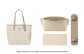[Sand Three-Piece Set]Open Top Liner+Wide Shoulder Pads+Bottom Pad